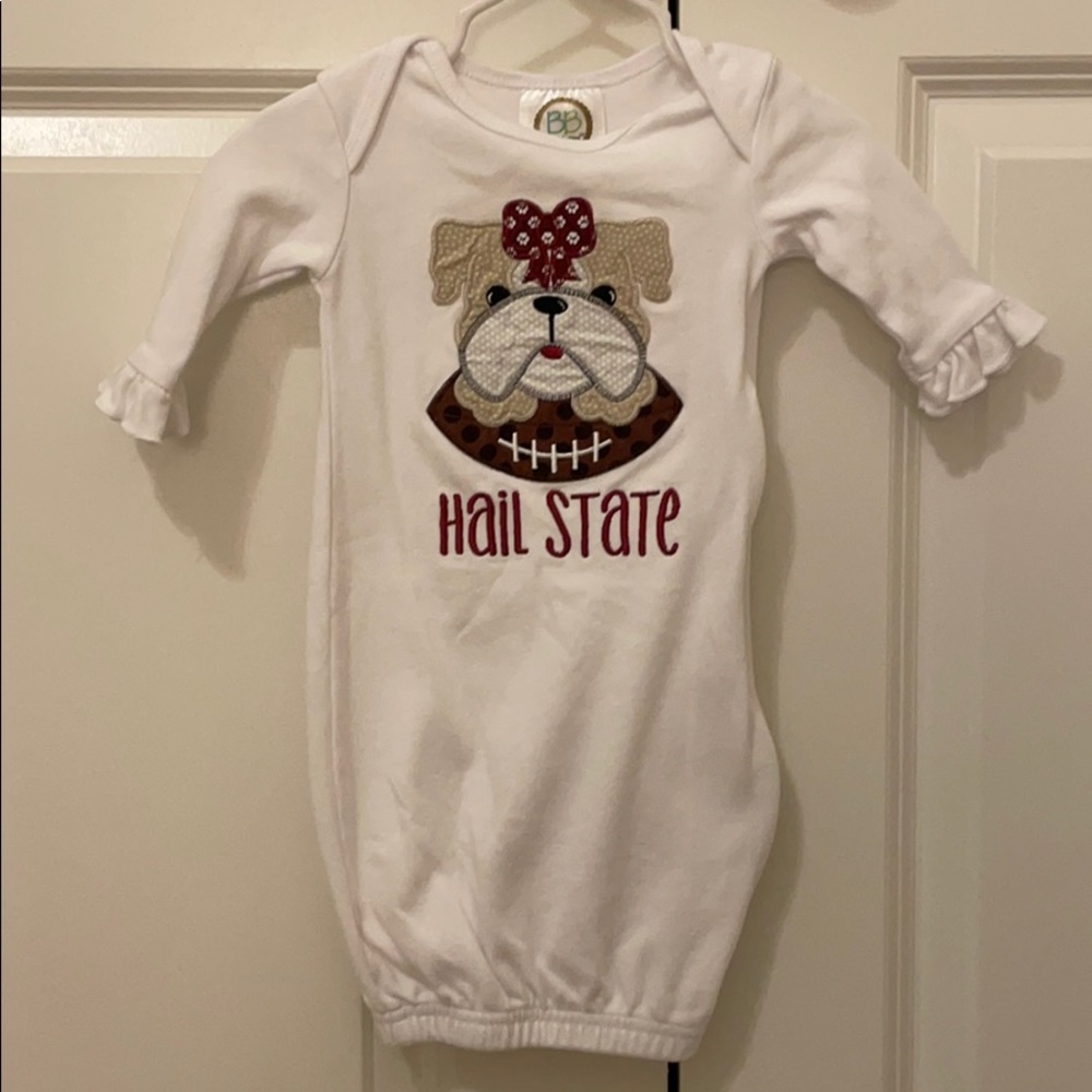 Mississippi State Appliqué Gown